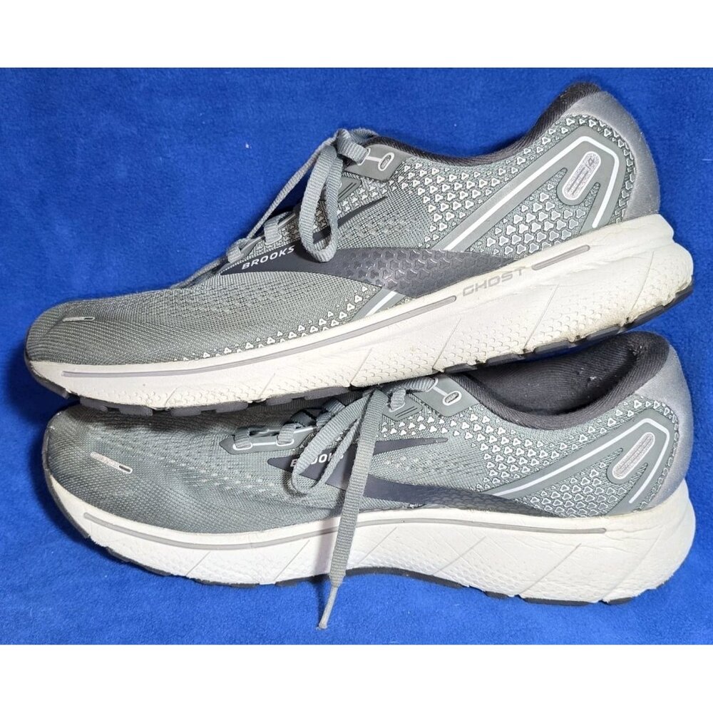 Brooks Ghost 14 Gray Alloy Men's 11.5 See Photos Good Used Condition G14 Grey - Picture 3 of 10